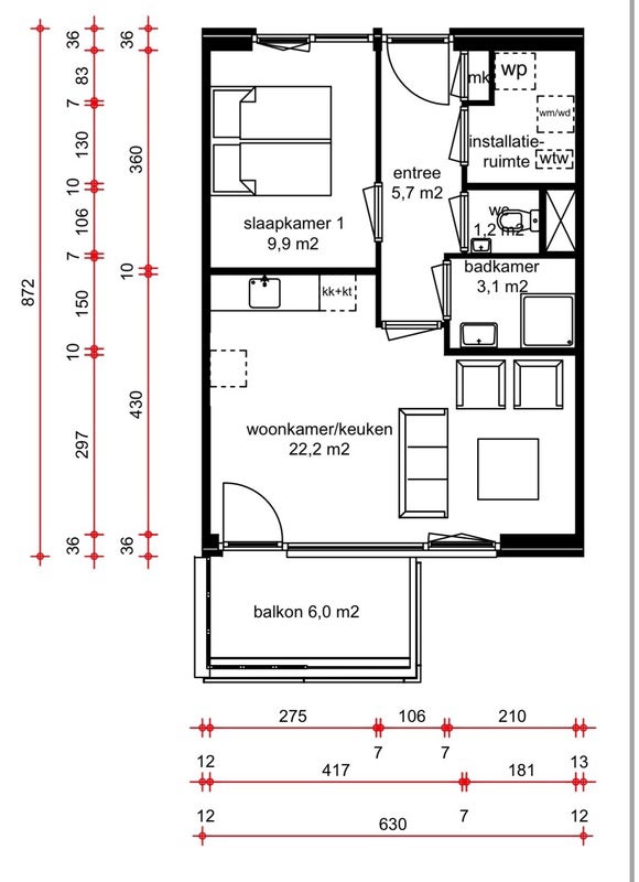 Appartement Hugo de Grootplein 5