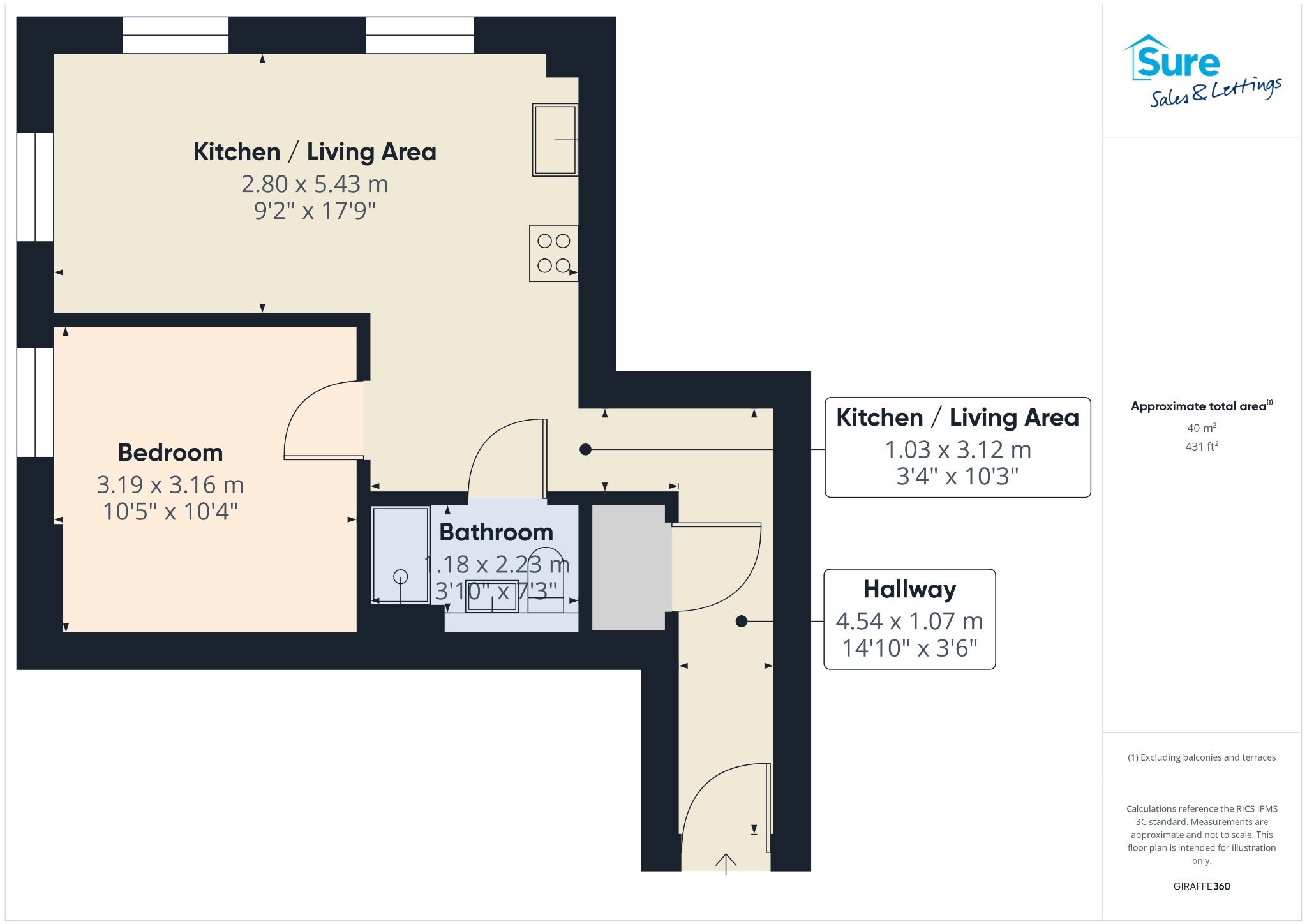 Flat Marlowes in Dacorum