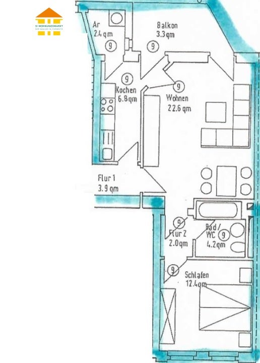 Wohnung Zeißstraße in Chemnitz
