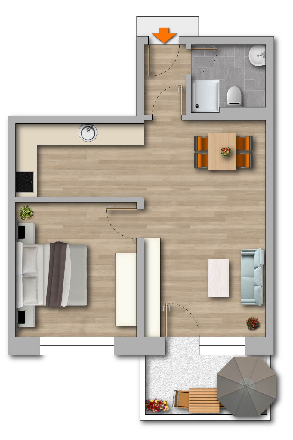 Wohnung Makarenkostraße in Greifswald