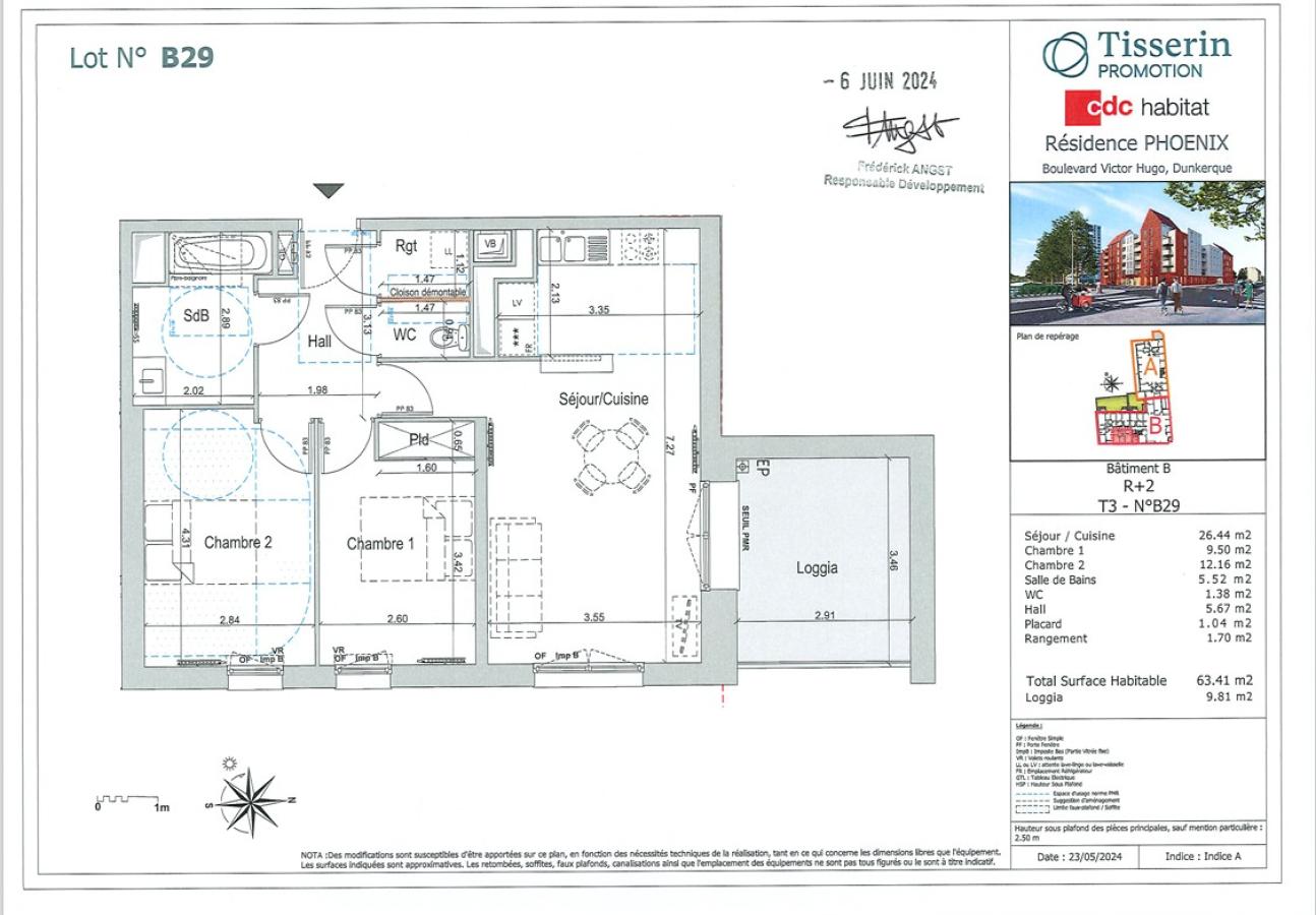 Appartement Avenue Edmond Flamand à Dunkerque