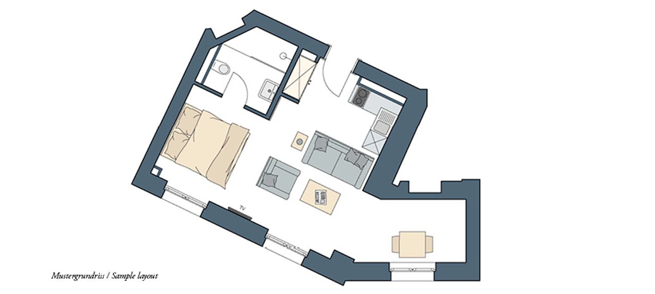 Wohnung Hubertusstraße in Düsseldorf