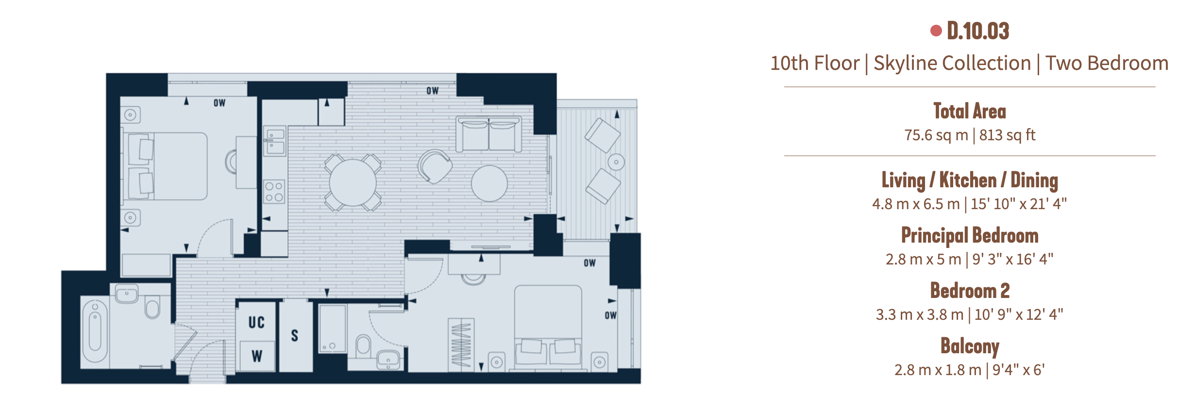 Flat Date Street in Greater London