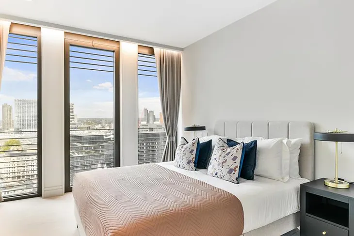 Flat Bishopsgate in City of London