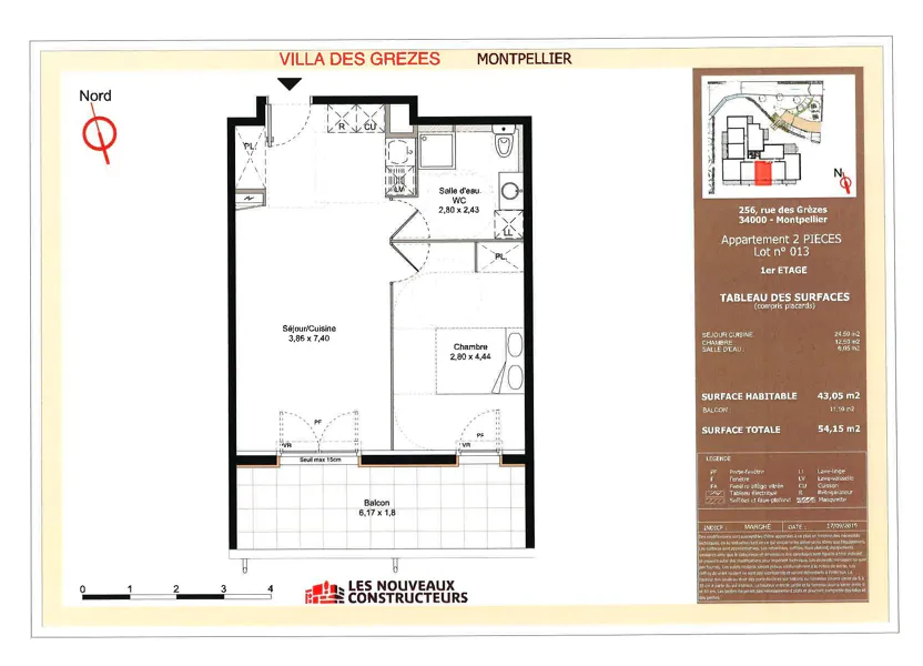 Appartement Rue des Grèzes à Montpellier