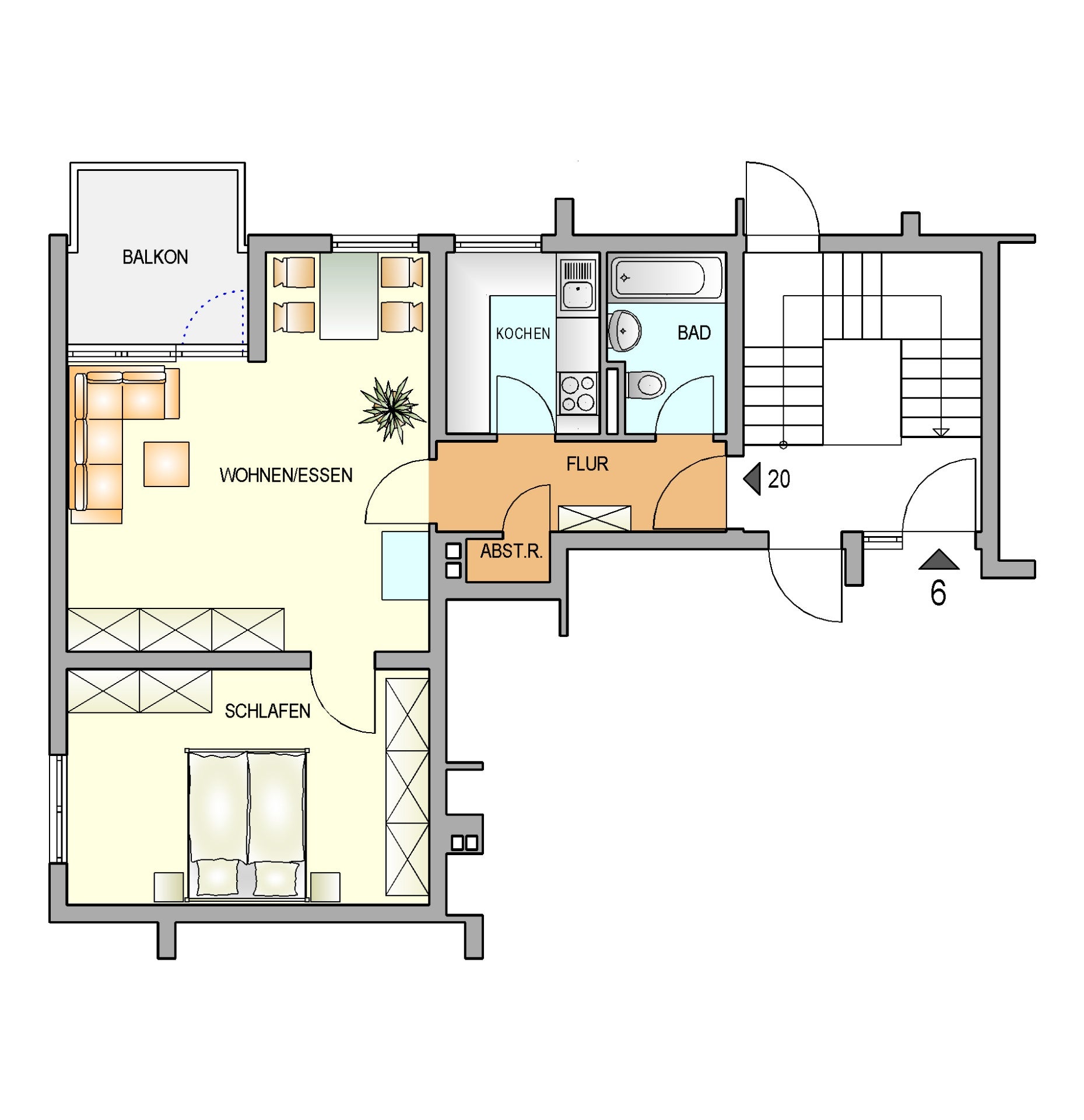 Wohnung Bredestraße in Remscheid