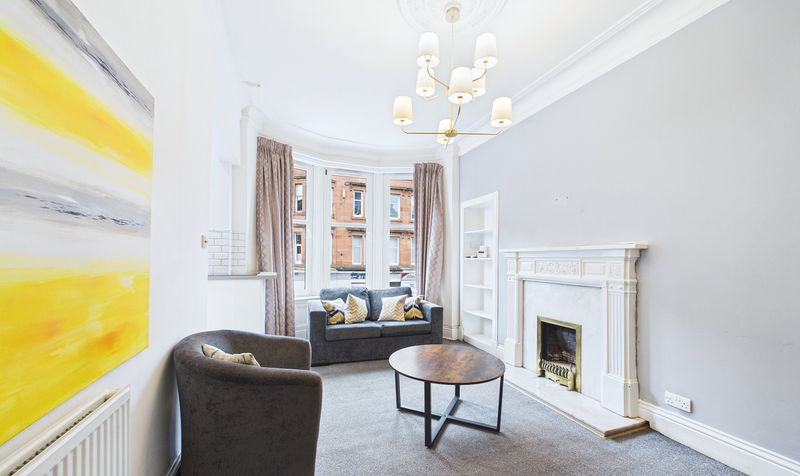 Flat Byres Road in Glasgow