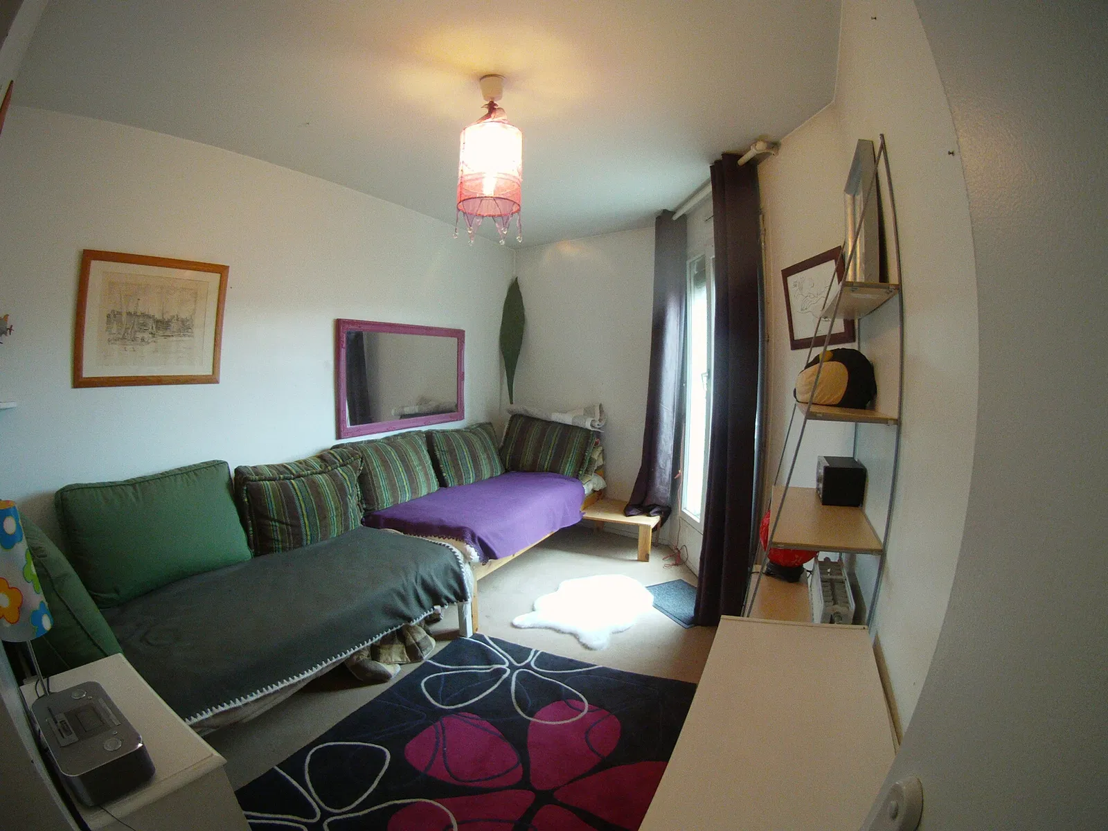 Chambre Avenue de la Porte de Champerret à Paris