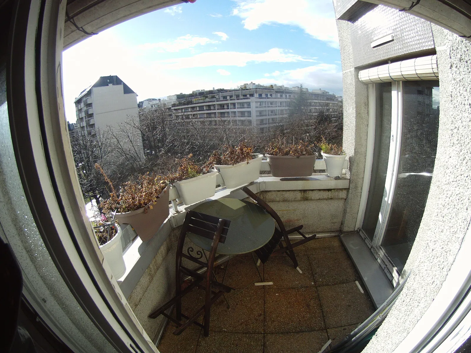 Chambre Avenue de la Porte de Champerret à Paris