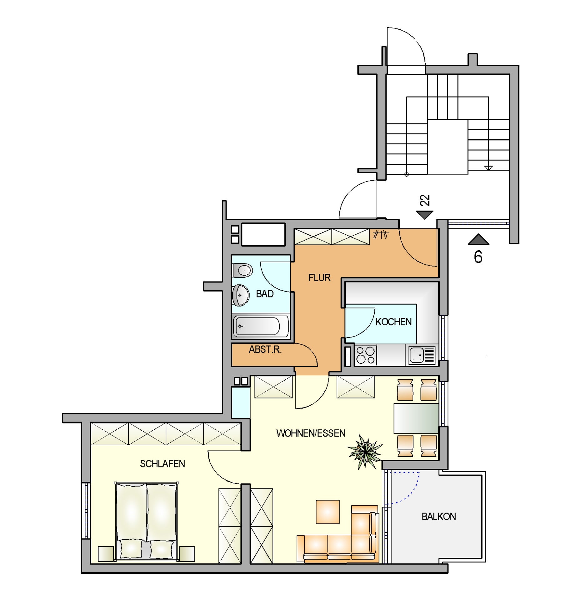 Wohnung Bredestraße in Remscheid