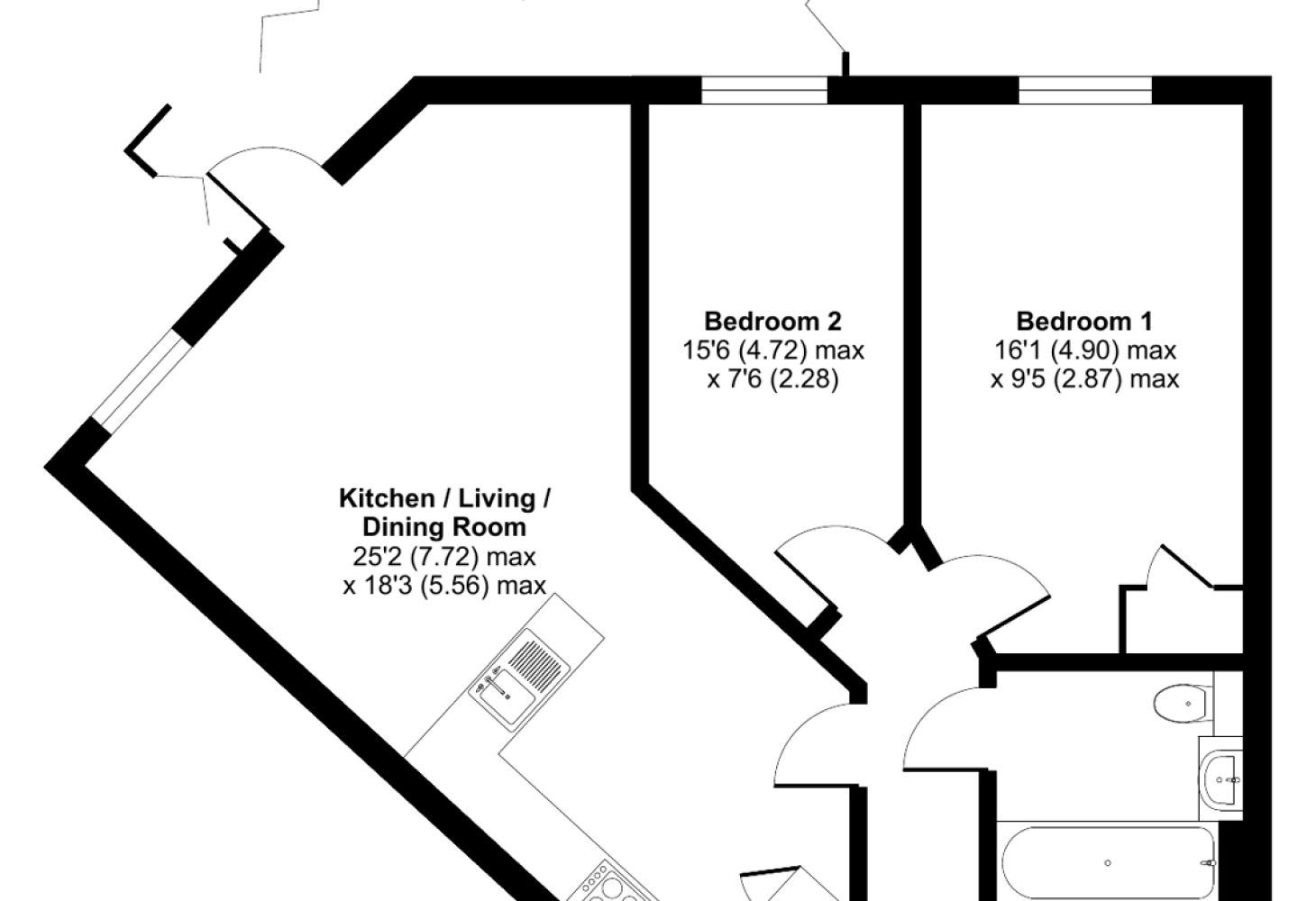 Flat Pinner Road in Greater London