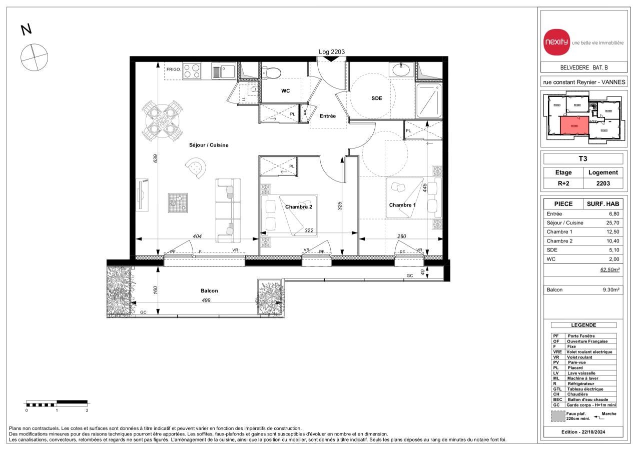 Flat Rue Constant Reynier in Vannes