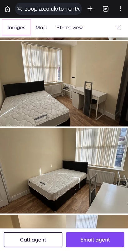 Room Kippax Street in Manchester
