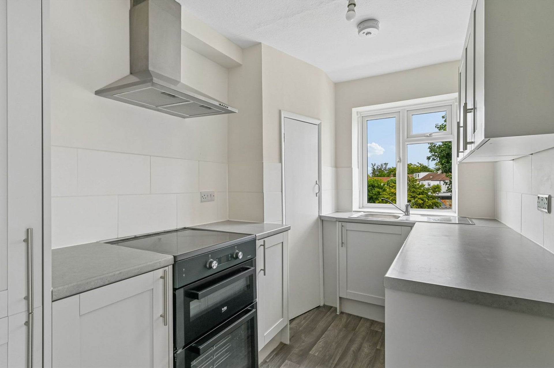Flat Stainash Parade in Borough of Spelthorne