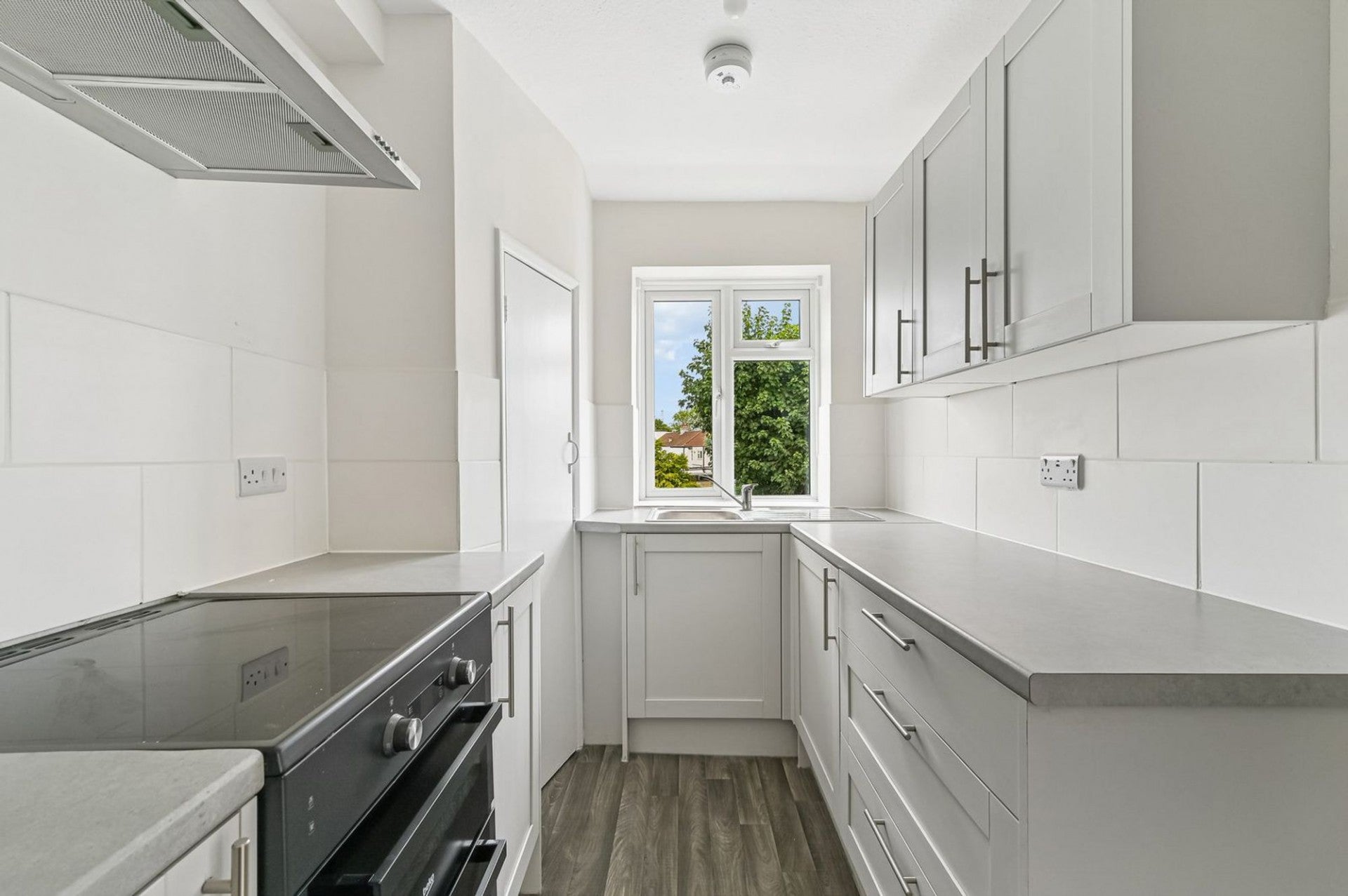 Flat Stainash Parade in Borough of Spelthorne