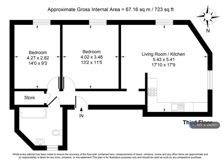Flat Egmont Street in Greater London