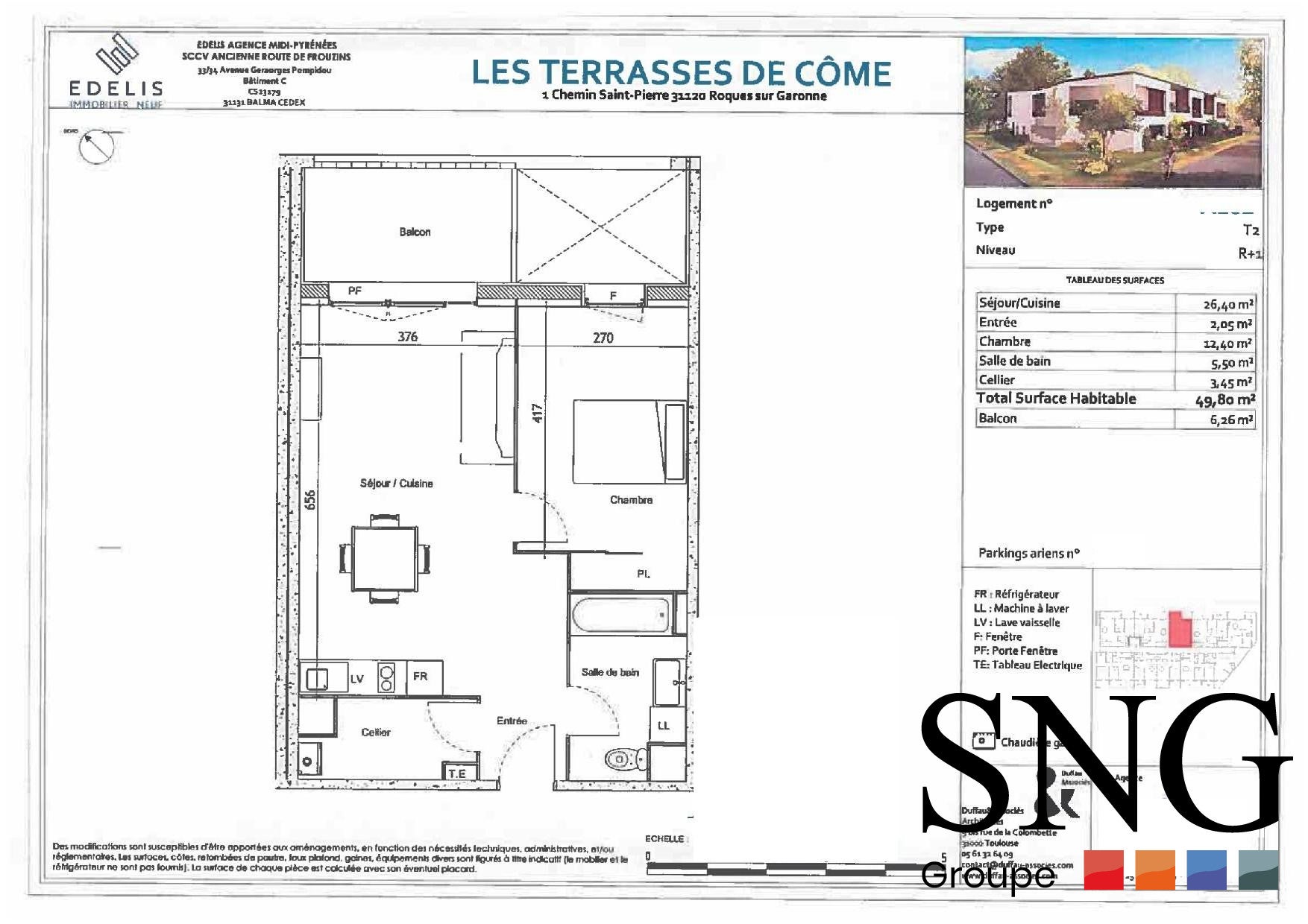 Appartement Chemin Saint-Pierre à Roques