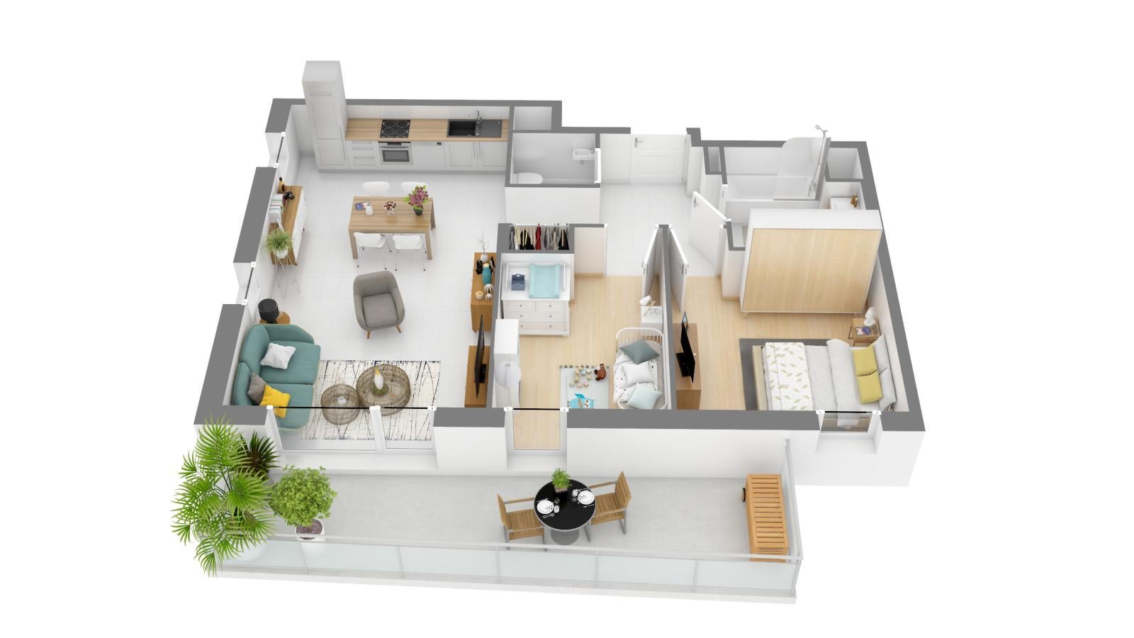 Flat Rue des Roseaux in Pfastatt