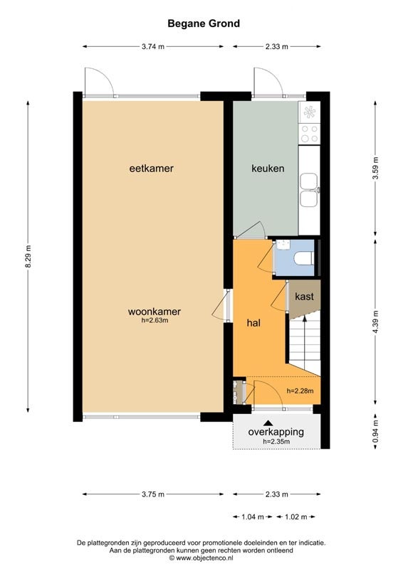 Huis Baron van Ghentlaan in Voorschoten