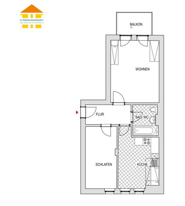 Wohnung Helmholtzstraße in Chemnitz