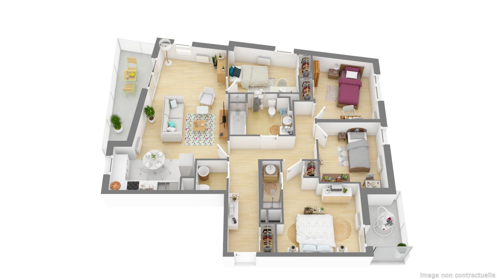 Appartement Allée des Brandons à Combs-la-Ville