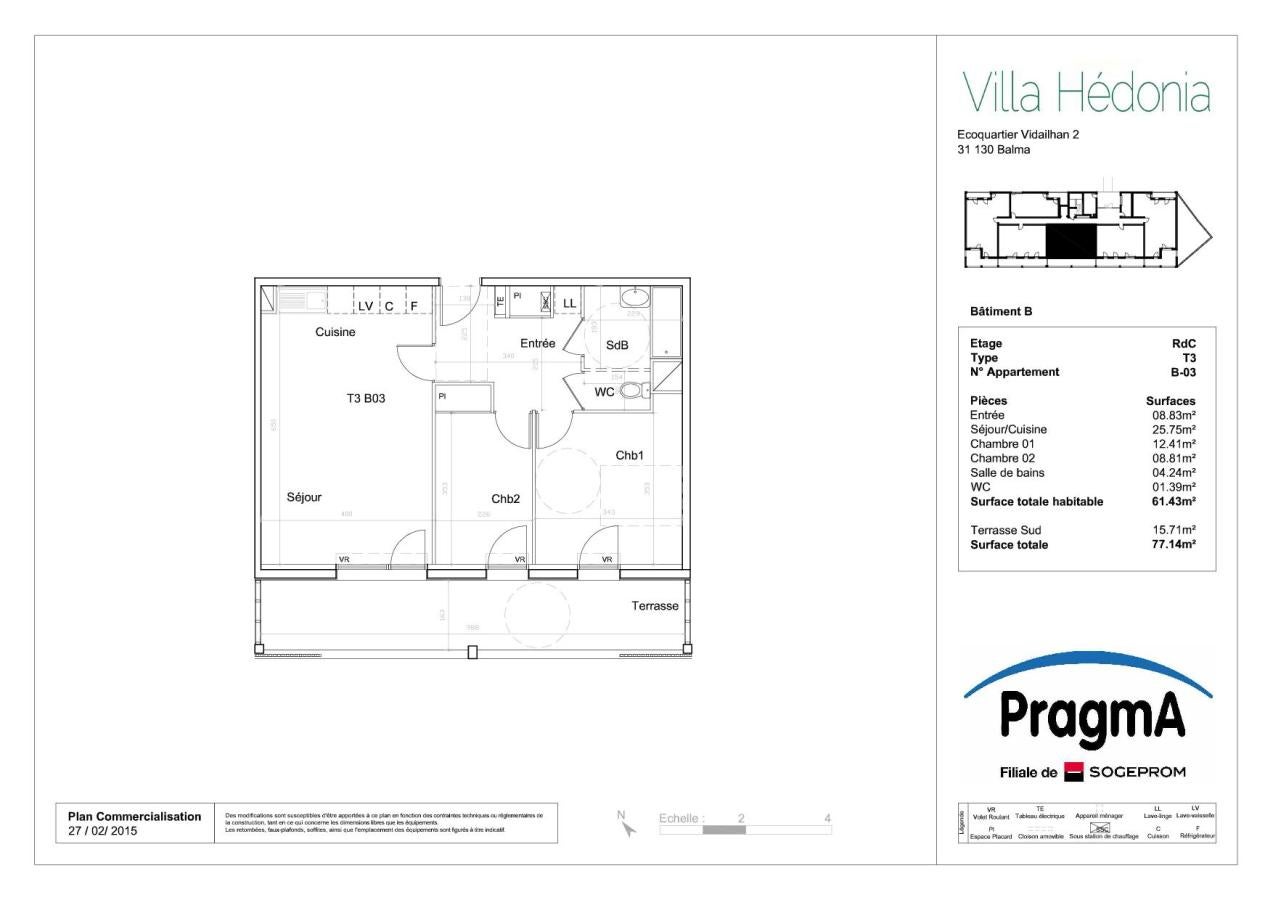 Flat Rue Colette in Balma