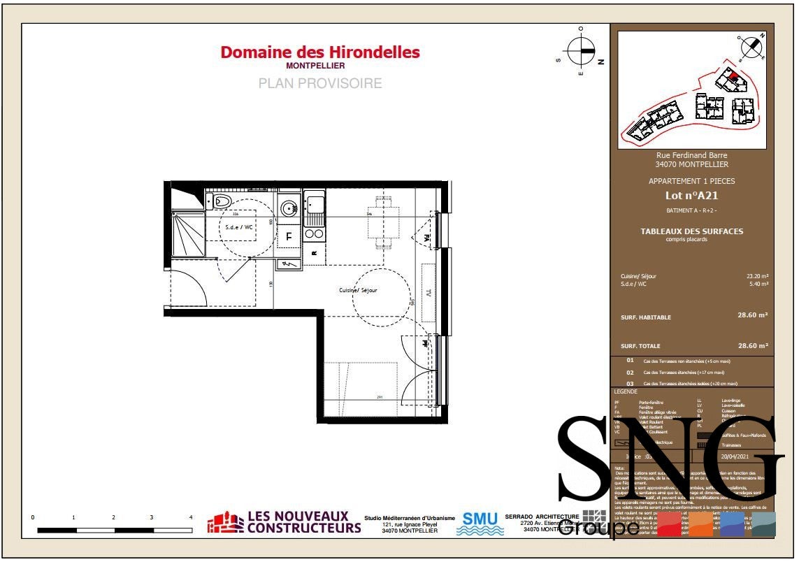 Flat Rue Gaston Bachelard in Montpellier