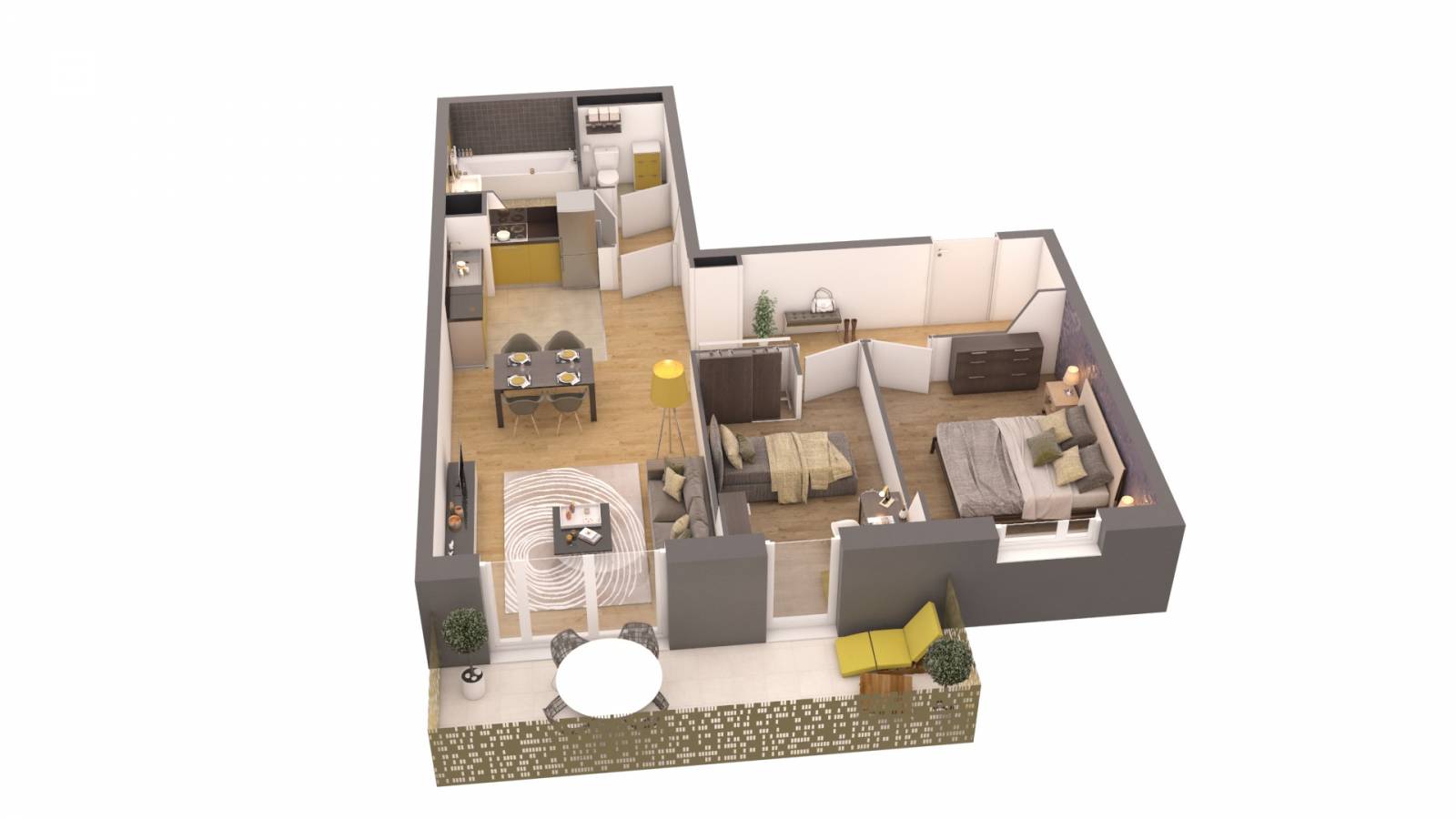 Appartement Rue des Frères Eberts à Strasbourg