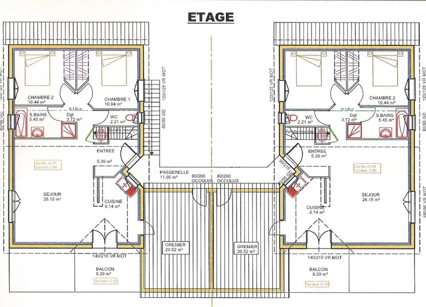 Appartement Chemin les Arribets à Sauvagnon