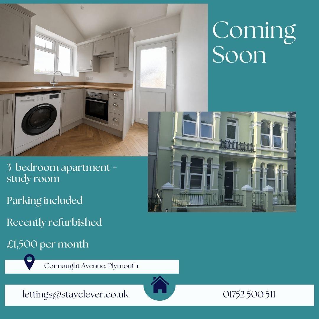 Flat Connaught Avenue in Plymouth