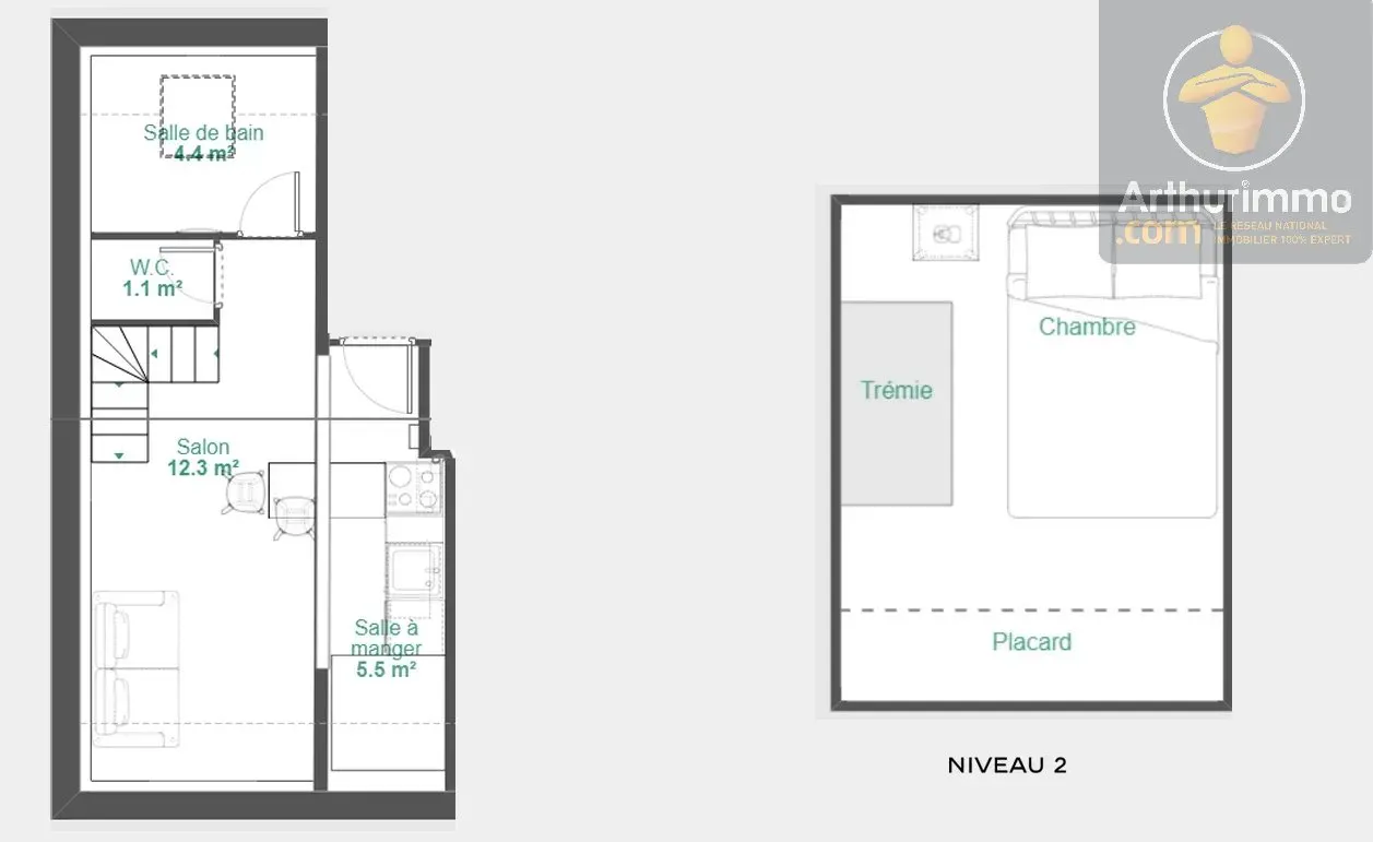 Flat Rue des Grandes Bruyères in Montereau