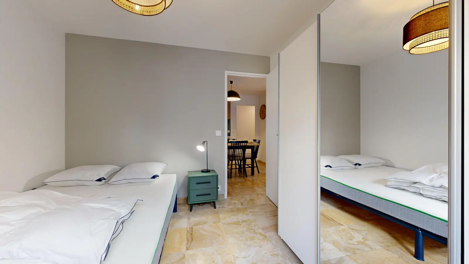 Chambre Rue du Pré Saint-Gervais à Paris