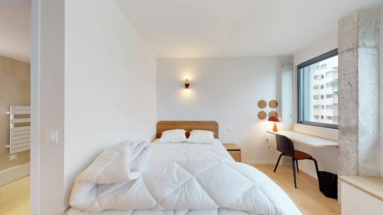 Chambre Square Charles Laurent à Paris