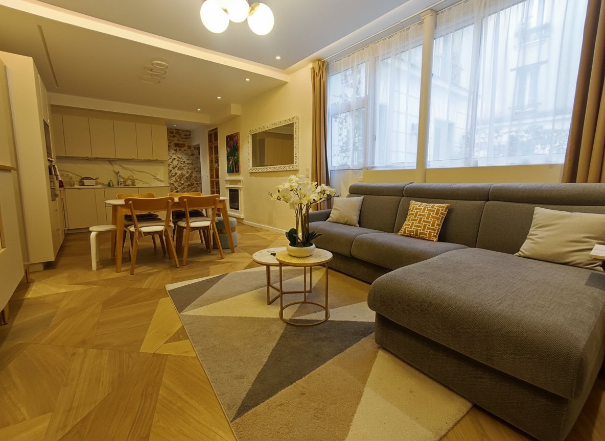 Flat Avenue Gambetta in Paris