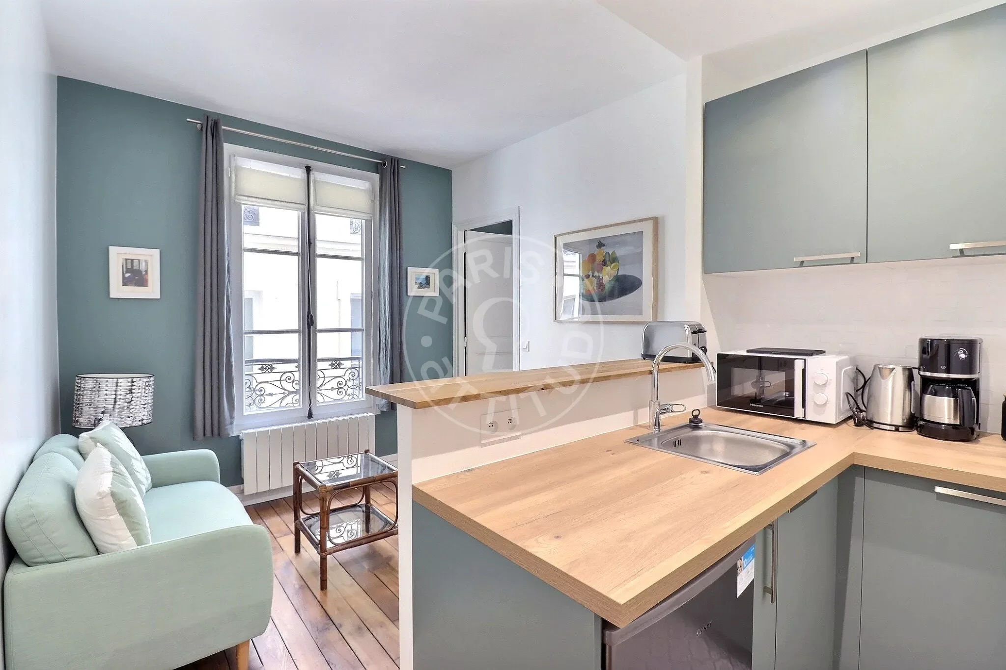 Flat Rue Delambre in Paris