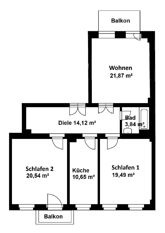 Wohnung Pfotenhauerstraße in Dresden