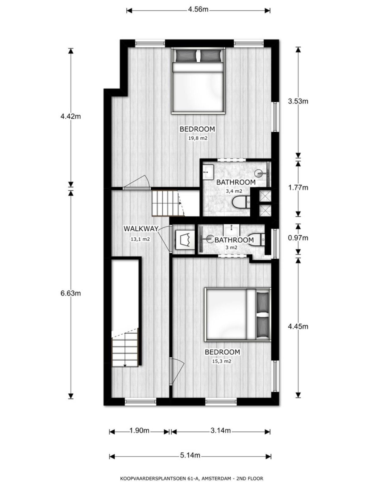 Appartement te huur: Koopvaardersplantsoen, Amsterdam