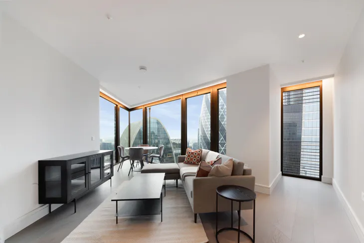 Flat Bishopsgate in City of London