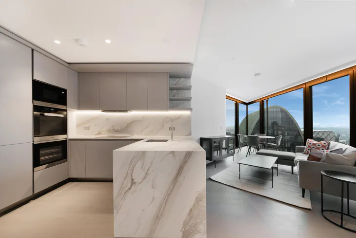 Flat Bishopsgate in City of London