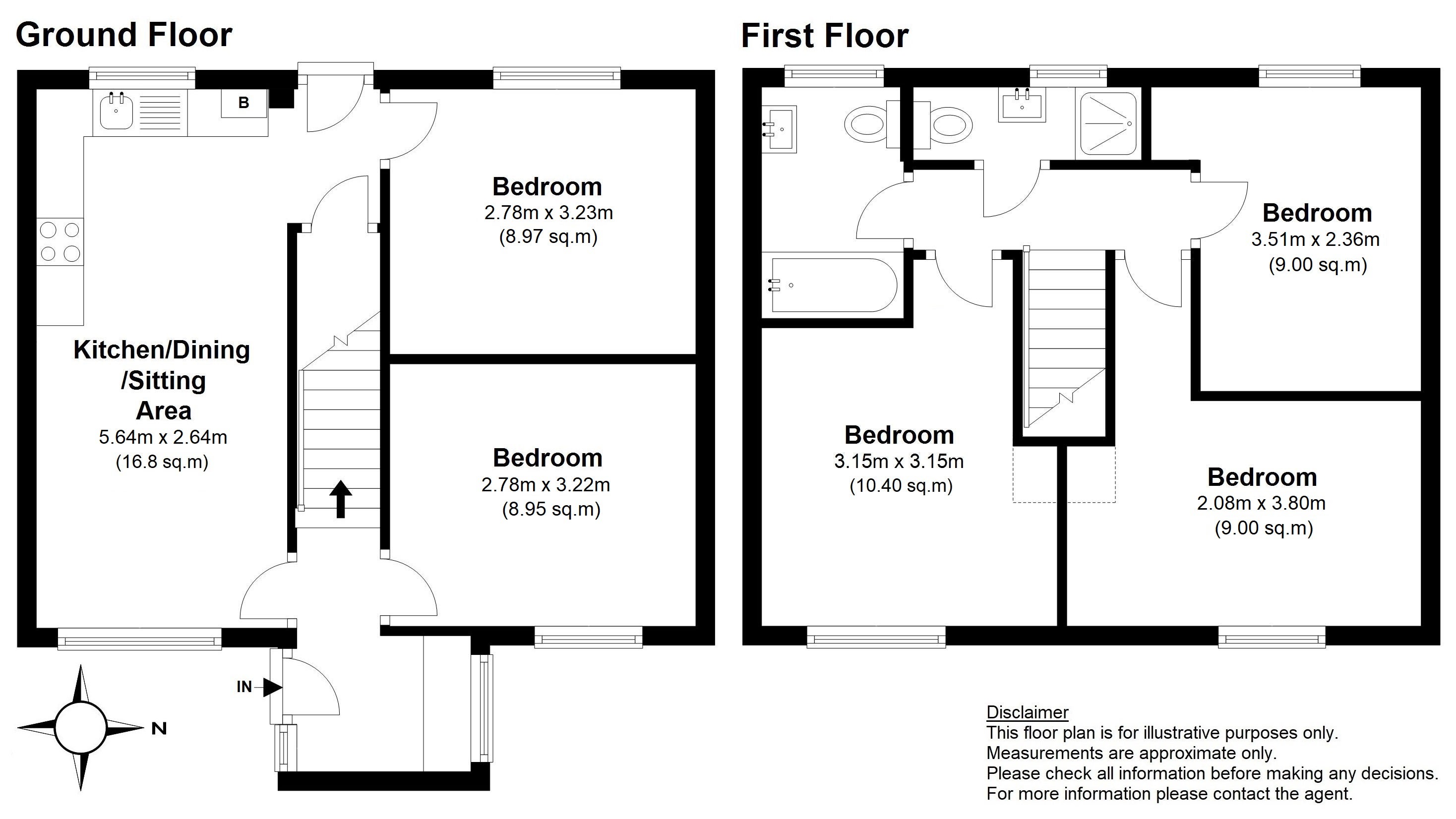 Flat Leahurst Crescent in Birmingham