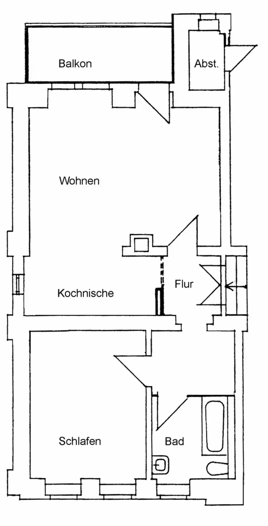 Wohnung Uferstraße in Radebeul