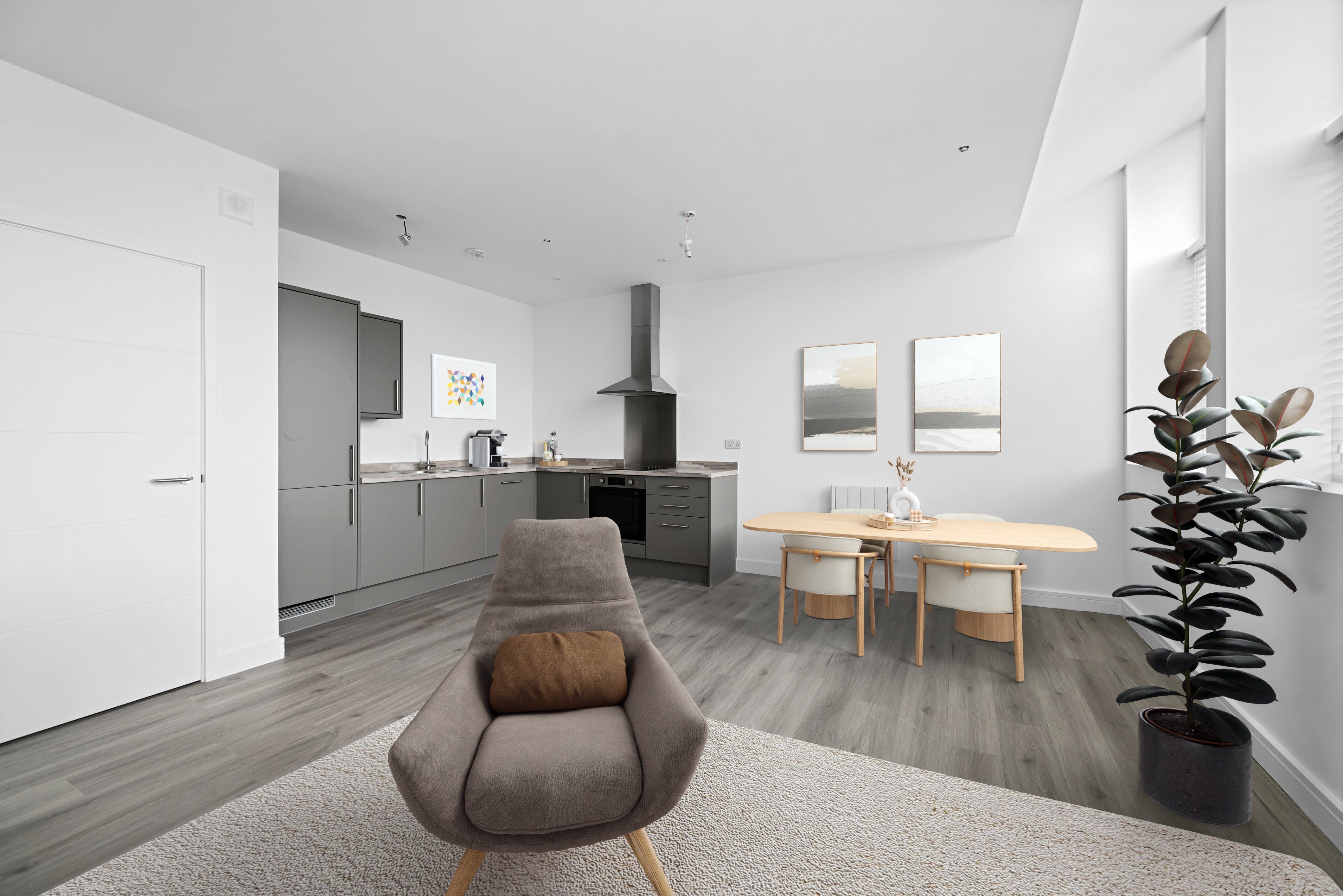 Flat Flamborough Close in Peterborough