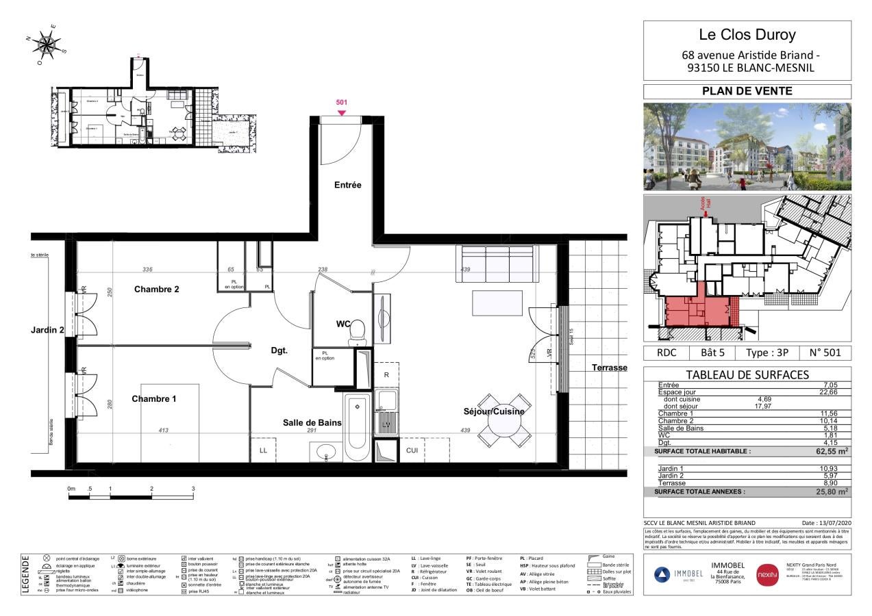 Flat Avenue Aristide Briand in Le Blanc-Mesnil