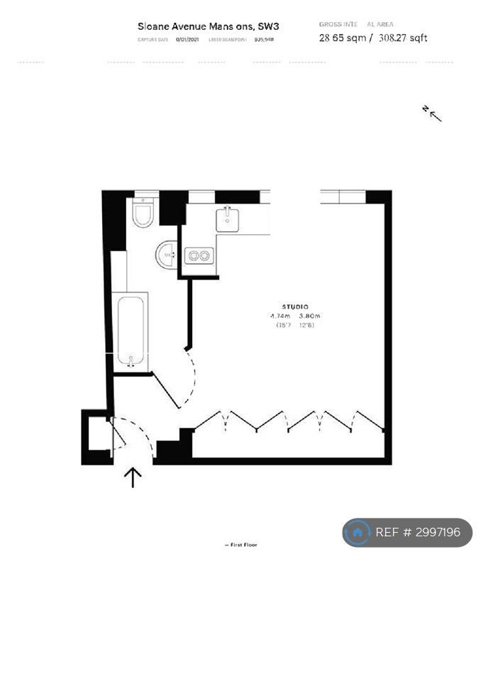 Flat Sloane Avenue in Greater London
