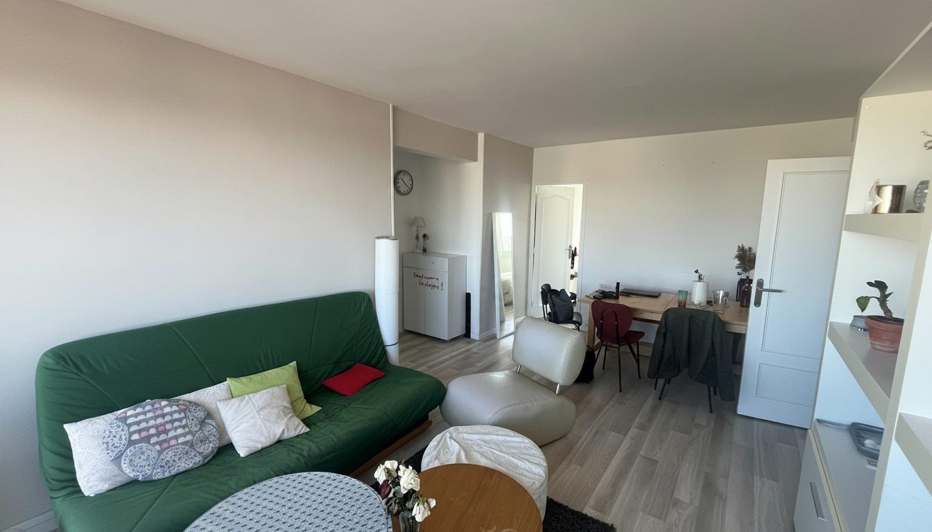 Chambre Rue Henri Dunant à Lille