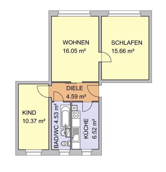 Wohnung Thalheimer Straße in Sandersdorf-Brehna