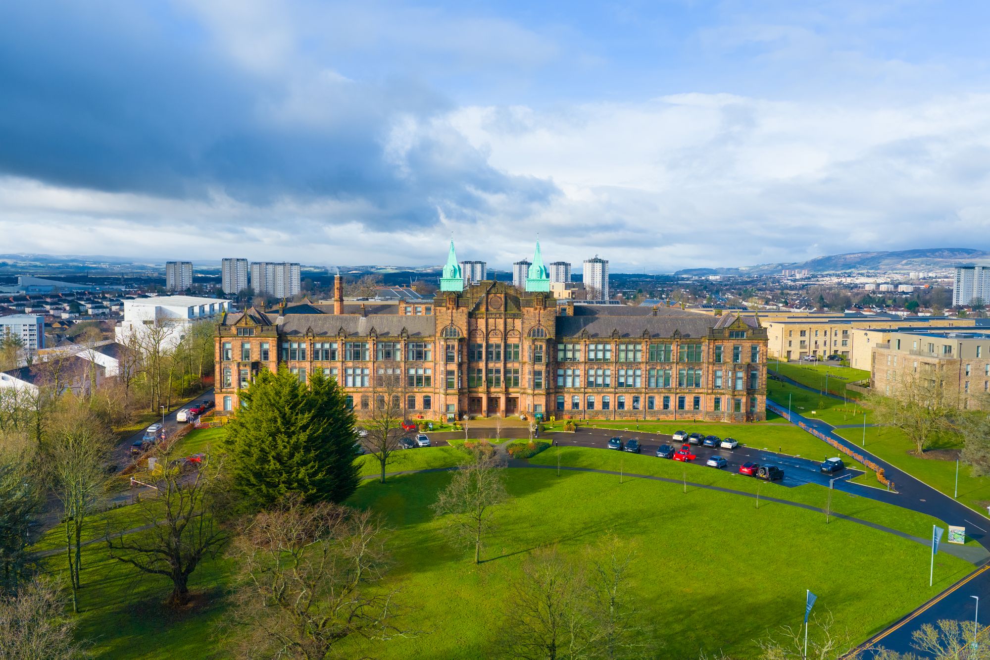 Flat School Drive in Glasgow