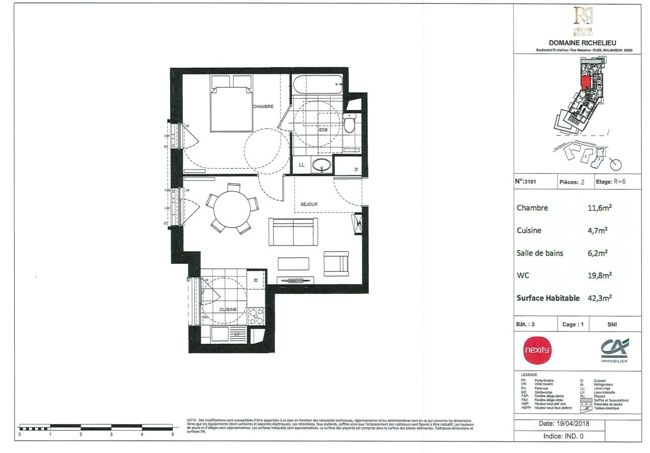 Appartement Boulevard Richelieu à Rueil-Malmaison