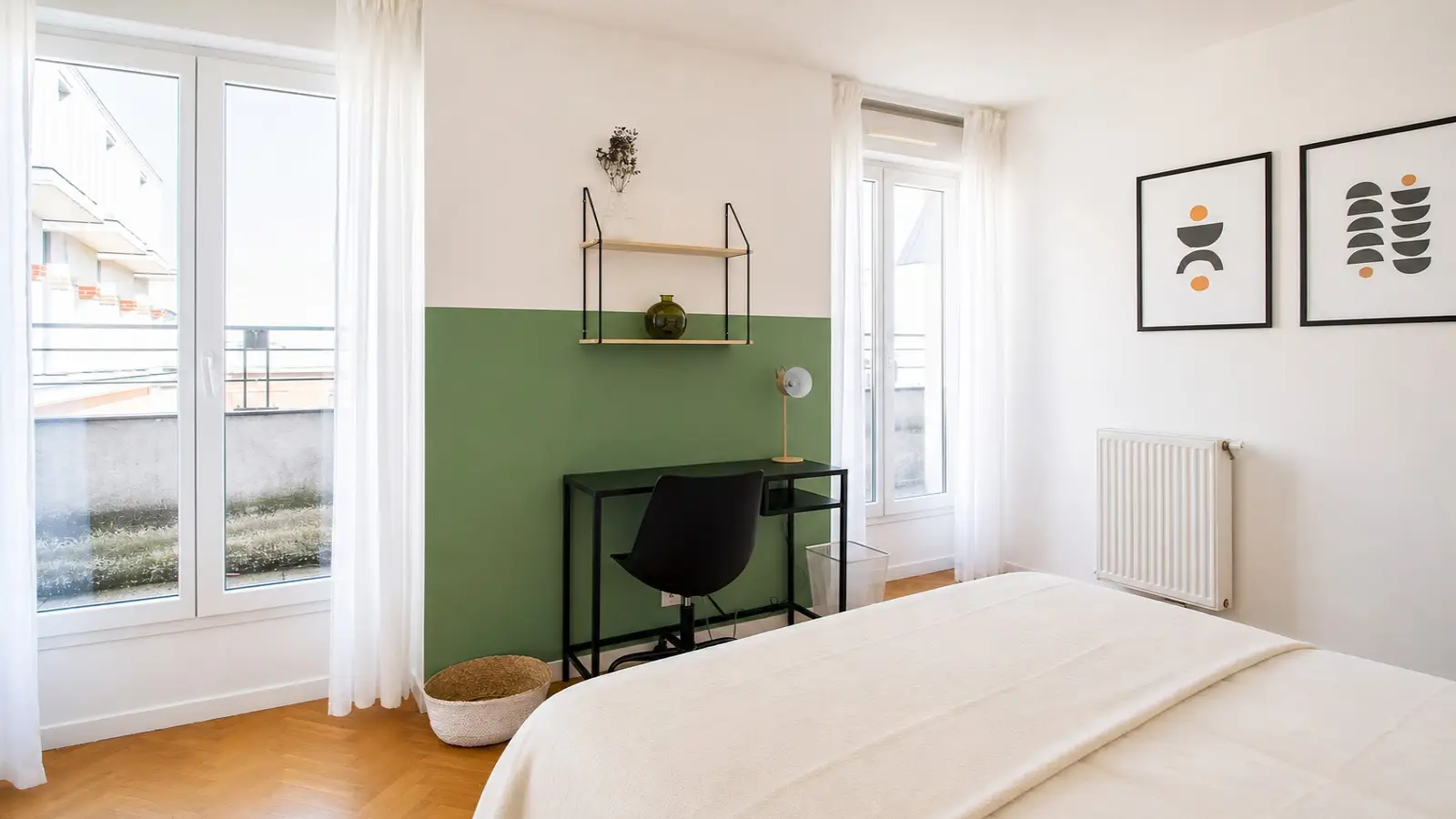 Chambre Rue de l'Agent Bailly à Paris