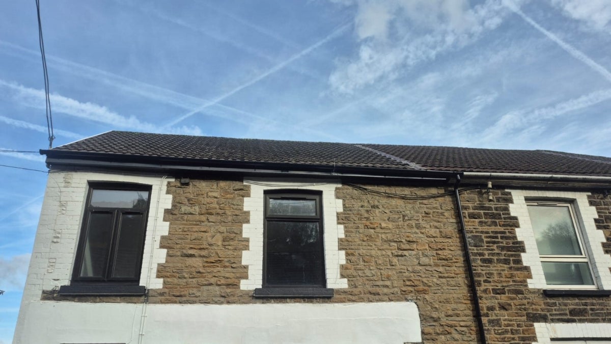 Flat Wood Road in Pontypridd